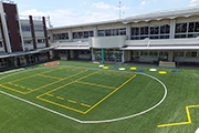 まるで総合スポーツパークのような園庭が誕生！